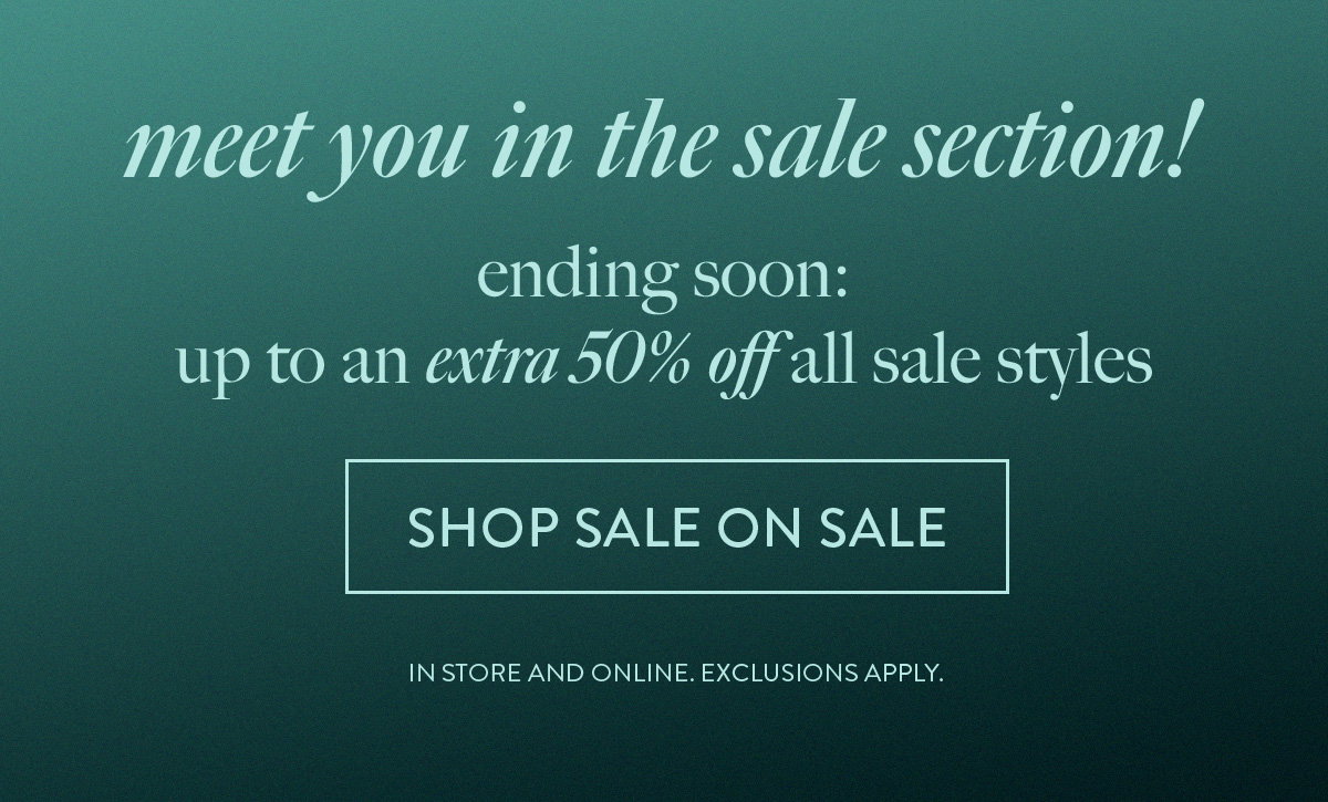 Shop Sale on Sale