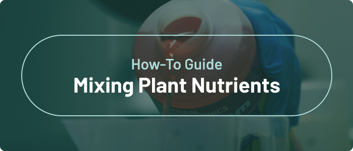 How-to Guide - Mixing Plant Nutrients