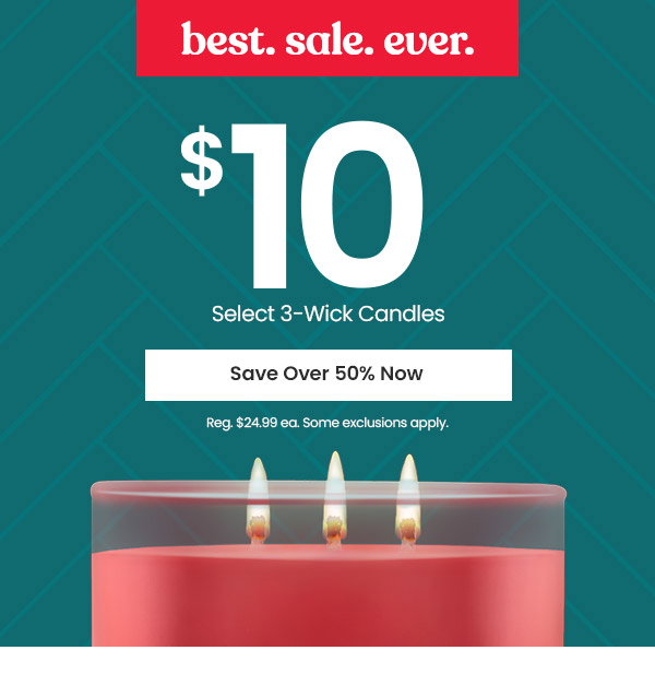 $10 Select 3-Wicks