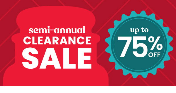 Semi-Annual Clearance Sale