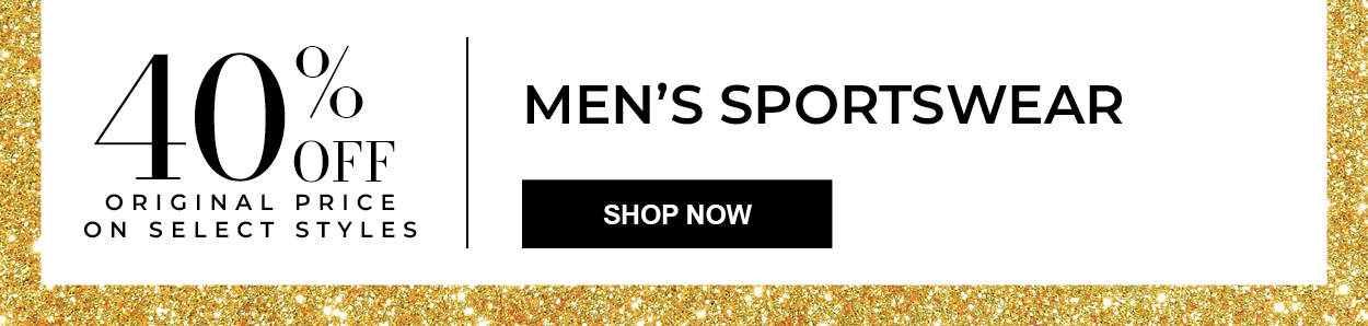 40% Off Select Men's Sportswear