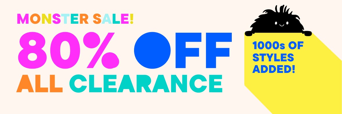 80% off Clearance