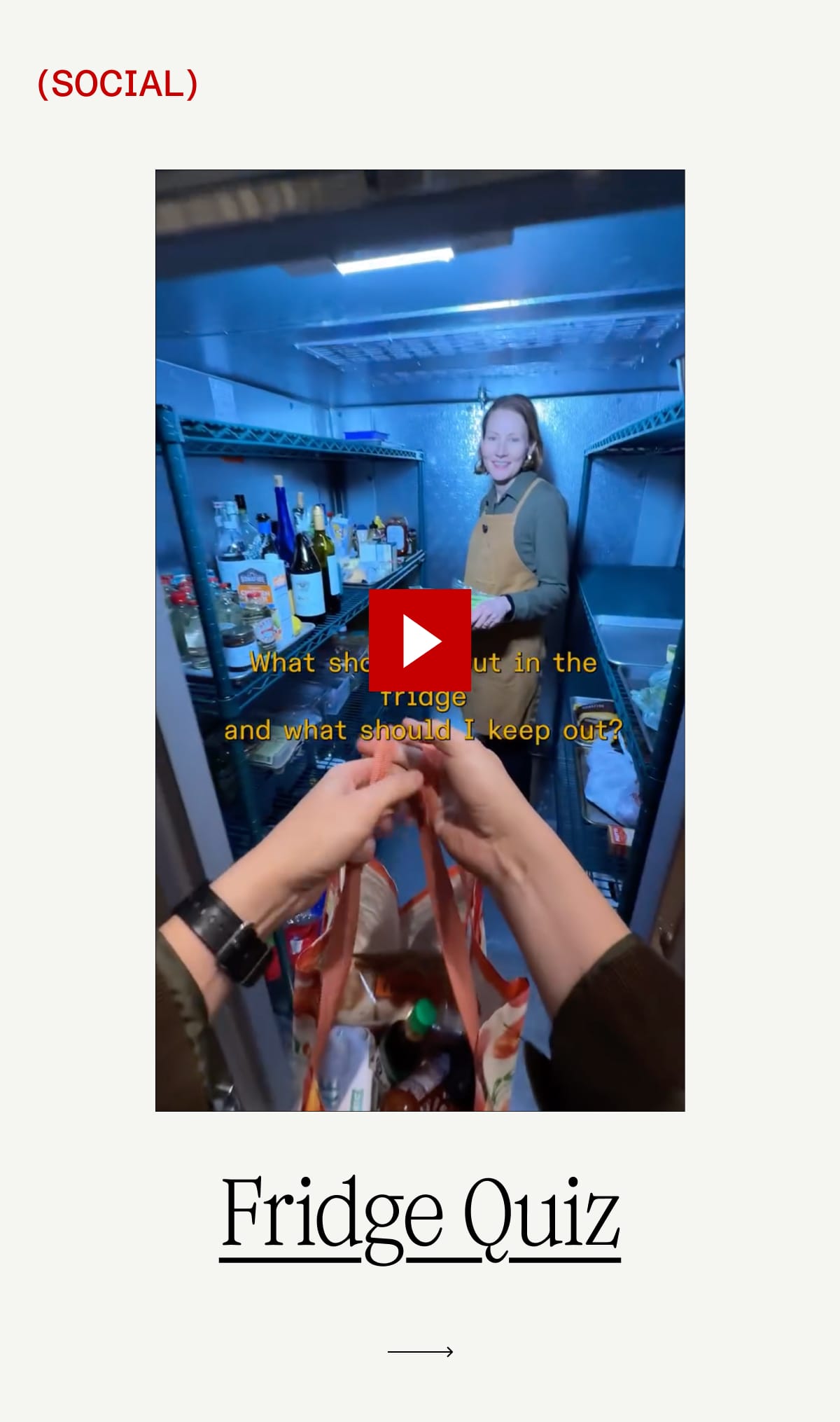 Social: Fridge Quiz