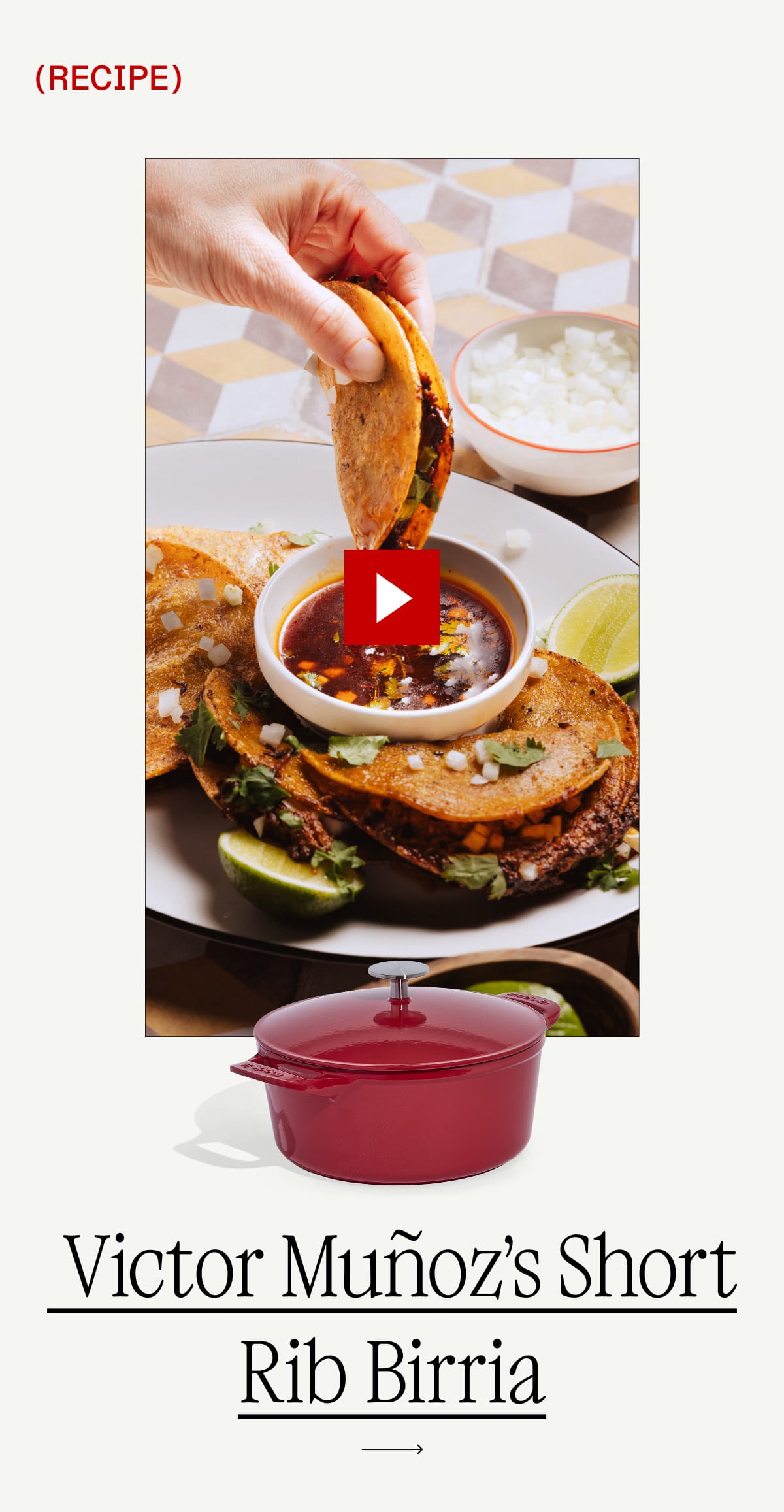 Recipe: Victor Muñoz’s Short Rib Birria