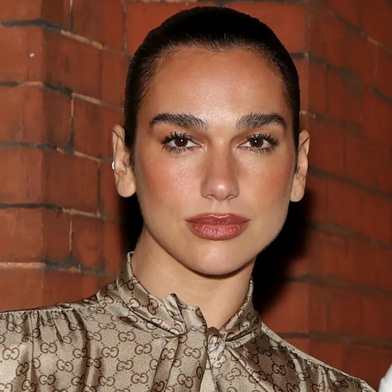 Dua Lipa's Rainbow Confetti Nails Are Ready to Celebrate the New Year