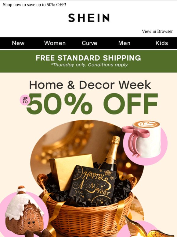 SHEIN: One Week Left: Prep Your Home for 2026 🏠 | Milled