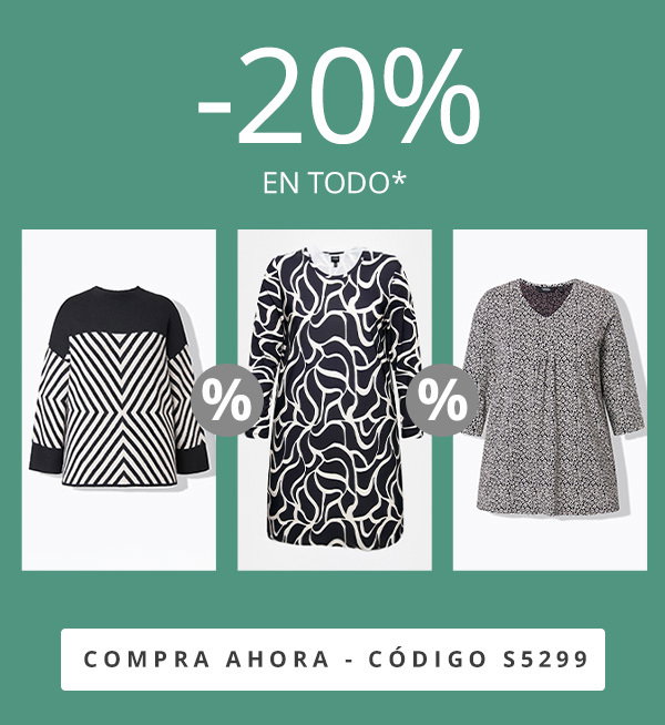 20% en todo
