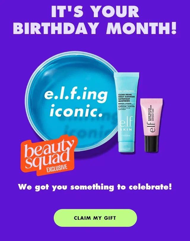 Happy E.L.F.ING Birthday Month