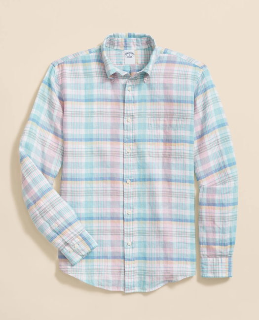 Image of Brooks Brothers Irish Linen Polo Button