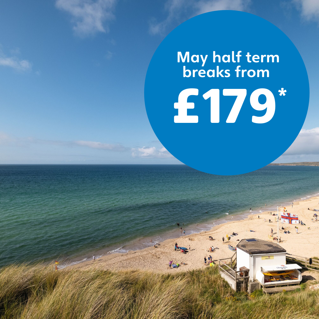 Breaks from £179* — Half term, full value