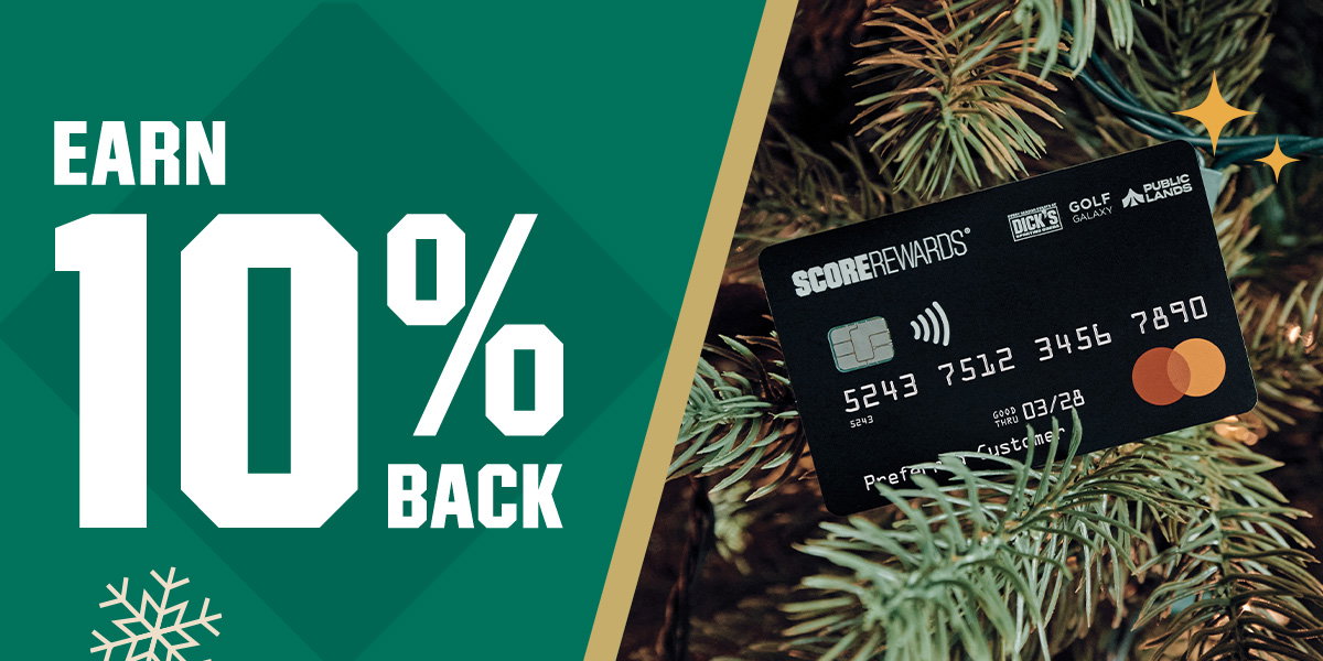  Earn 10% back.