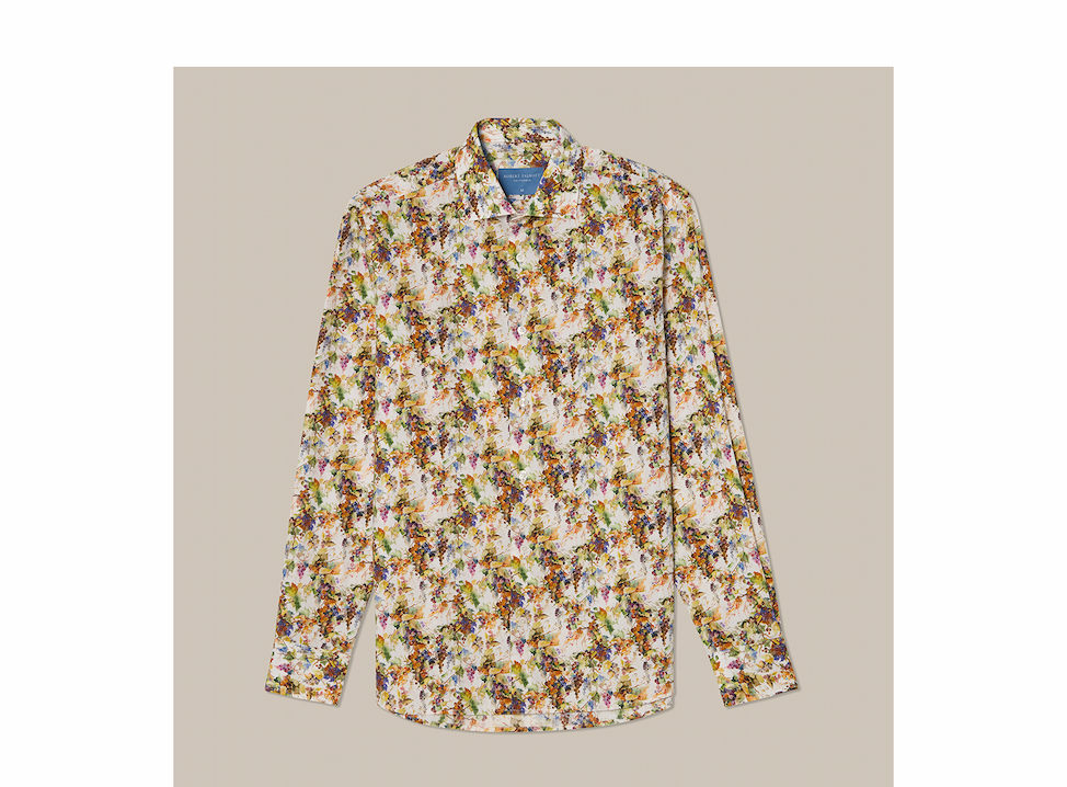 Reynolds Vineyard Print Poplin Shirt