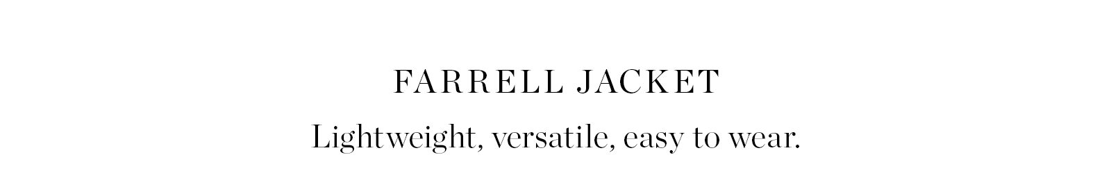 Farrell Stretch Cotton Twill Jacket