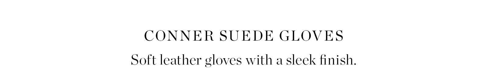 Conner Suede Gloves