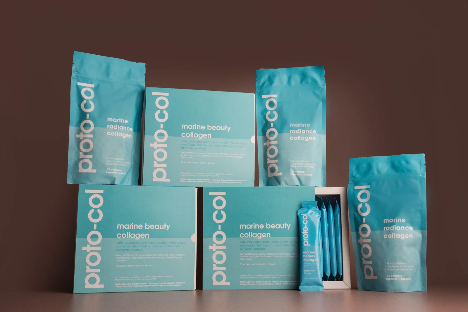 Image of The Ultimate Marine Collagen Glow Bundle. 3 Months of Gels and Capsules