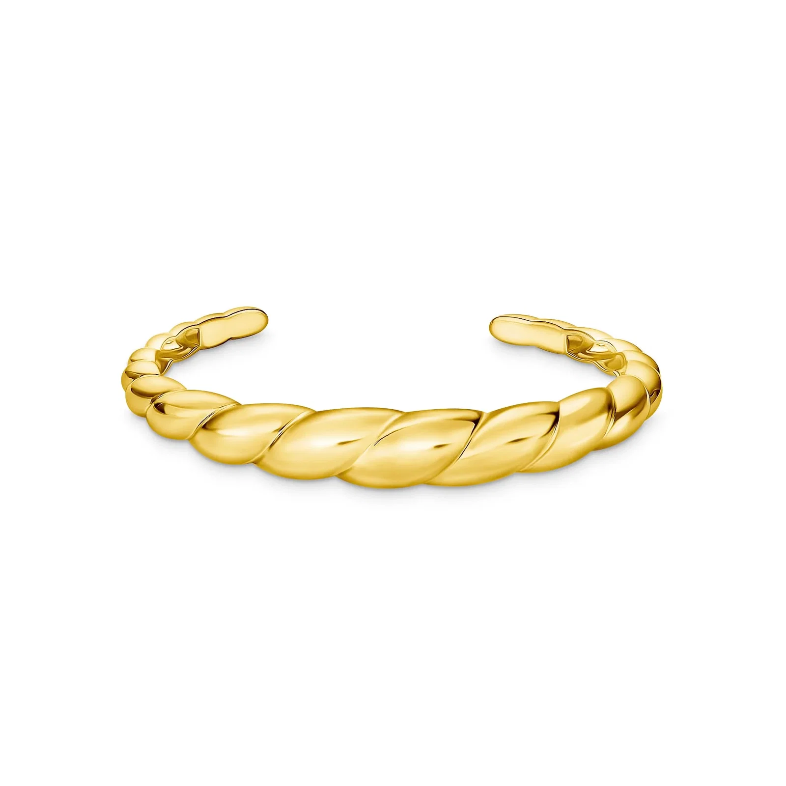 Image of Organic shapes twisted bangle