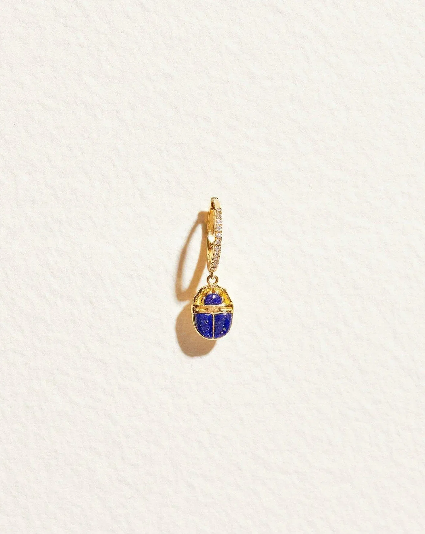 Image of Inlay Scarab Huggie