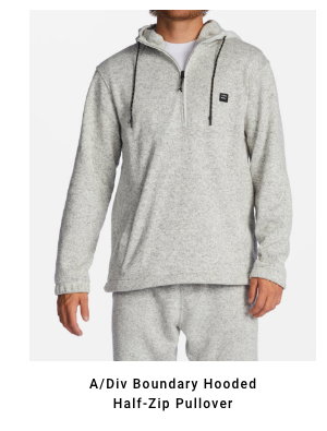A/Div Boundary Hooded Half-Zip Pullover