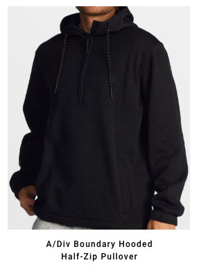 A/Div Boundary Hooded Half-Zip Pullover