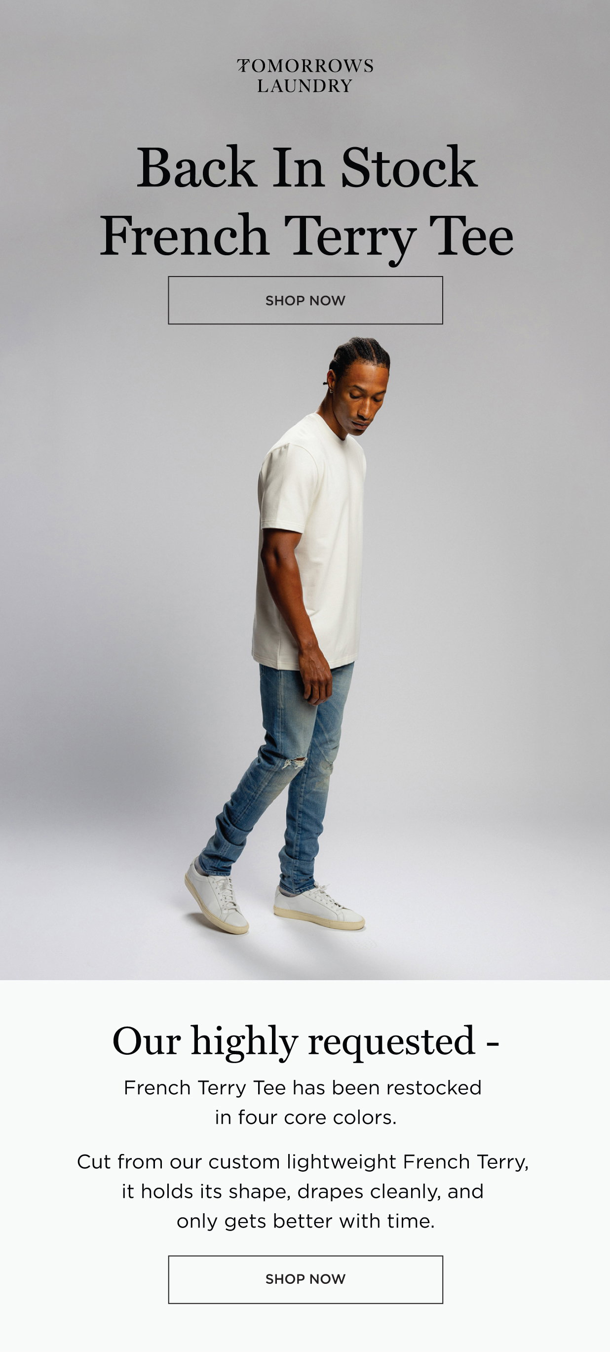French Terry Tee