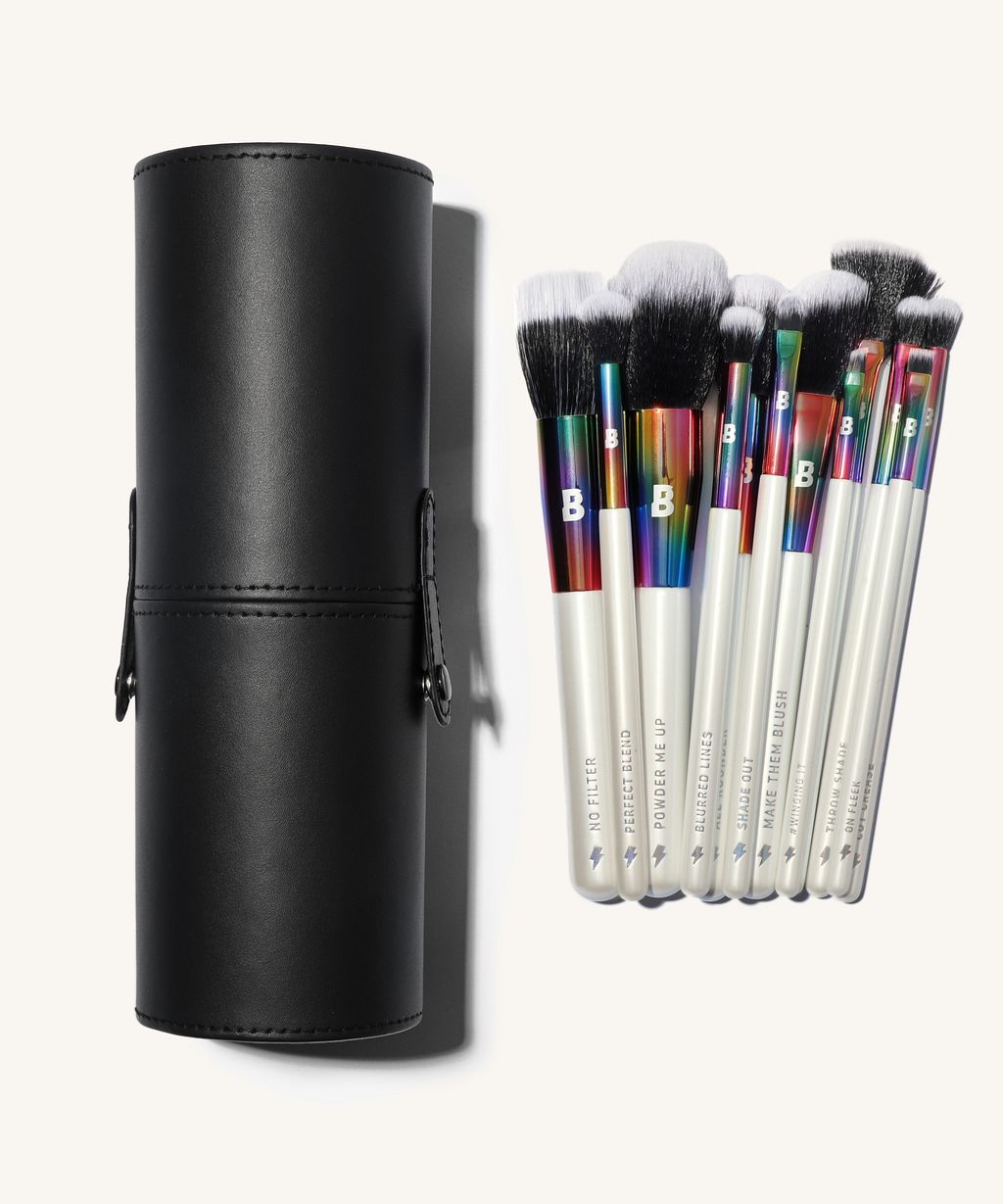 Prism 12 Piece Travel Brush Set With Holder