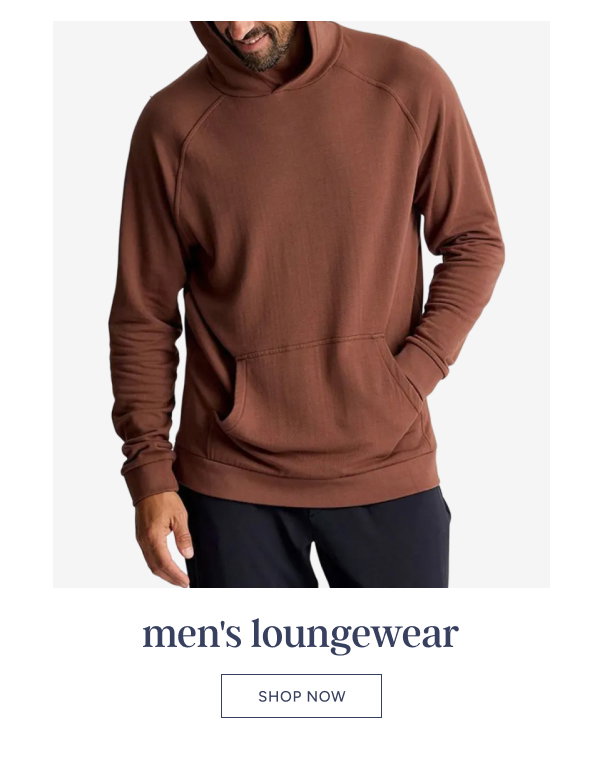 Men's loungewear. Shop now.