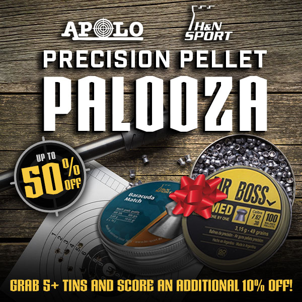 Precision Pellet Palooza: H&N & Apolo on Sale! Buy 5+ Tins & Score Extra 10% off