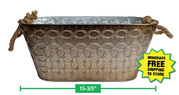 Small Decorative Metal Basket - ONLY $7.99!