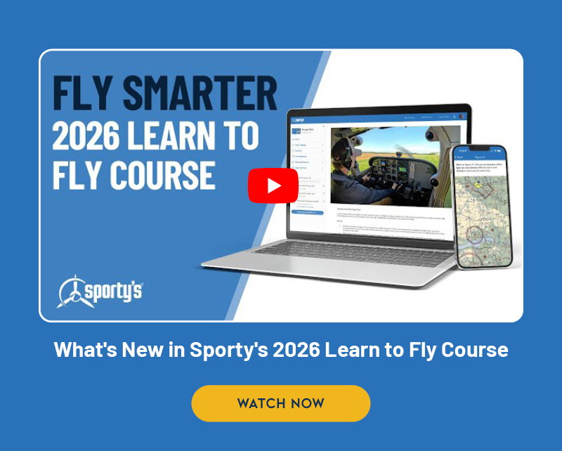 What's New in Sporty's 2026 Learn to Fly Course