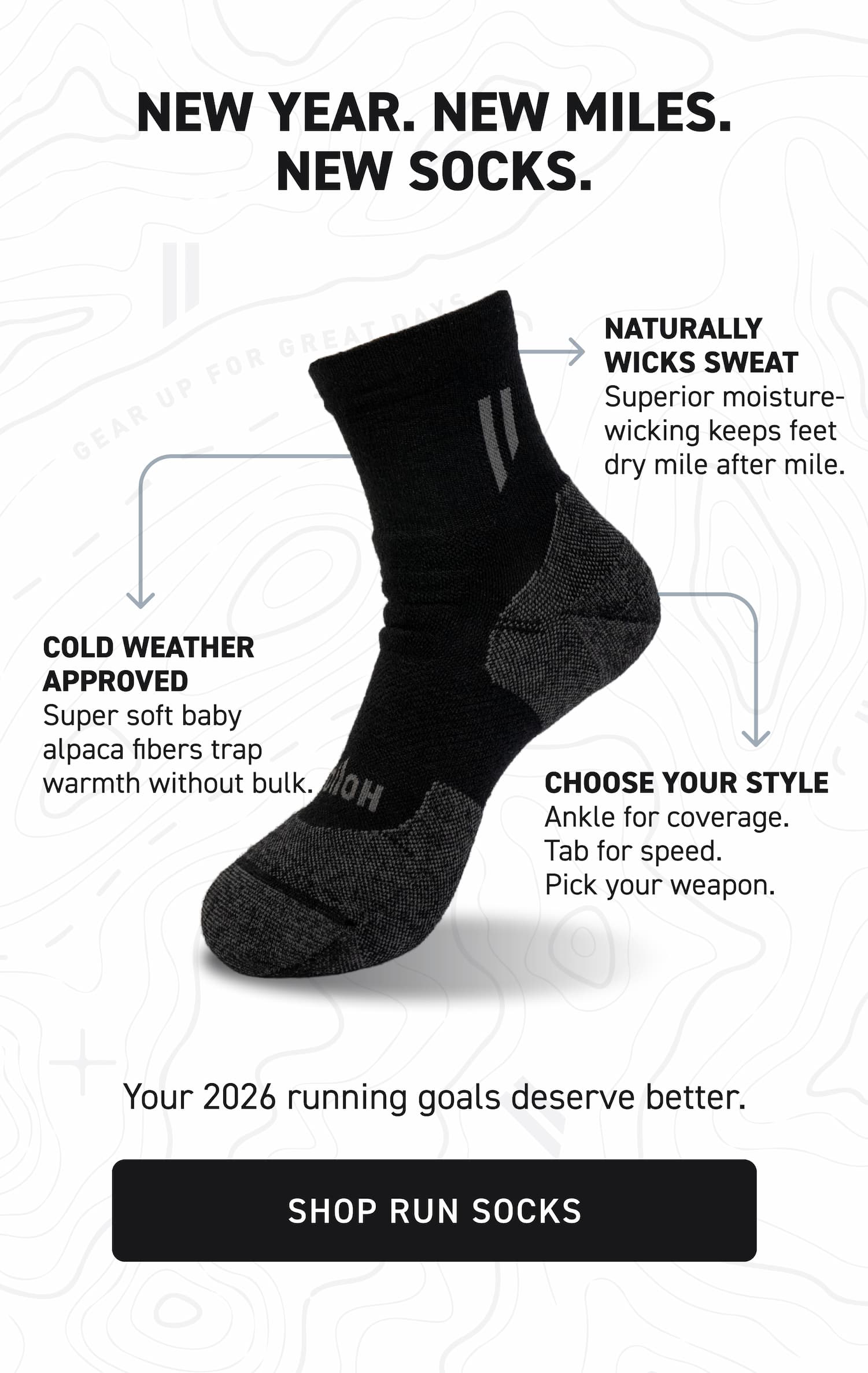 [SHOP RUN SOCKS]