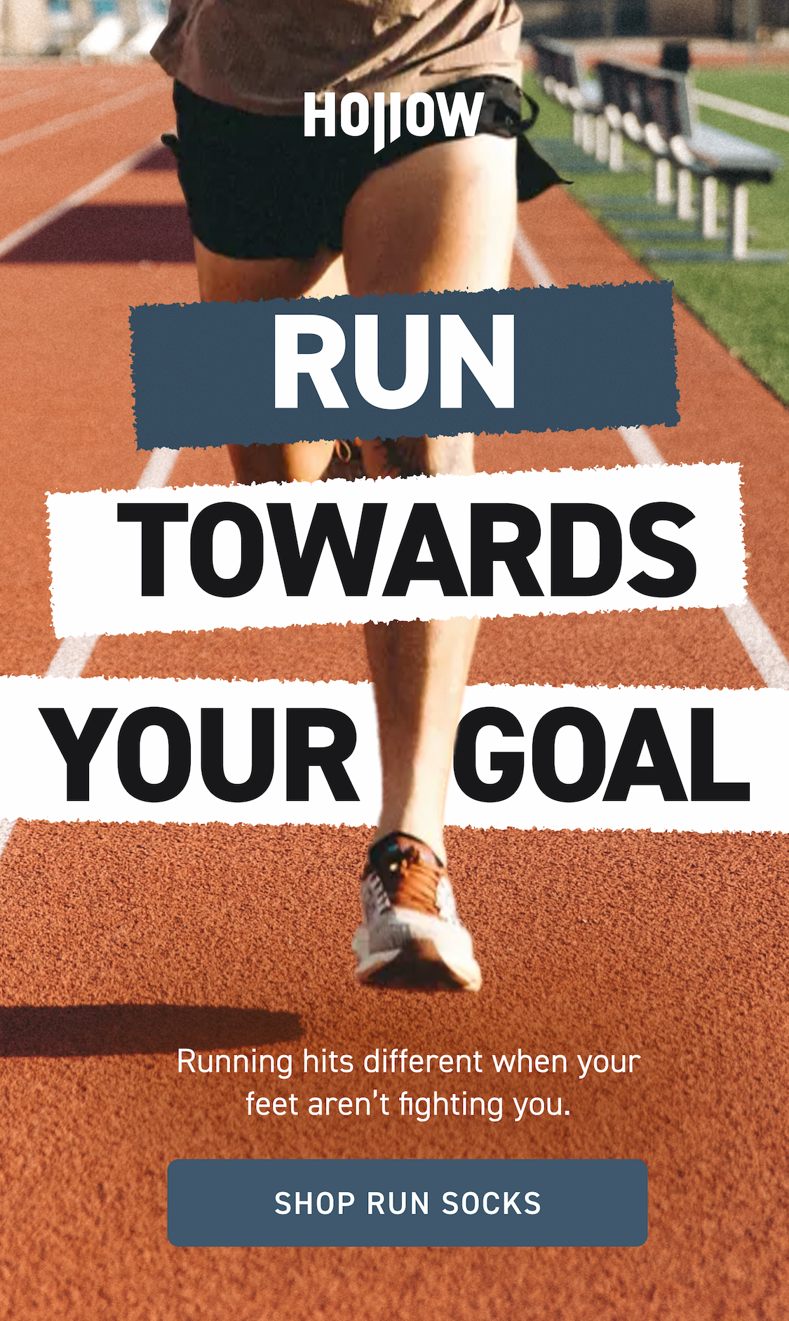 RUN TOWARDS YOUR GOAL [SHOP RUN SOCKS]