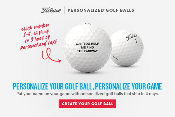 Personalized Titleist ProV1 Balls