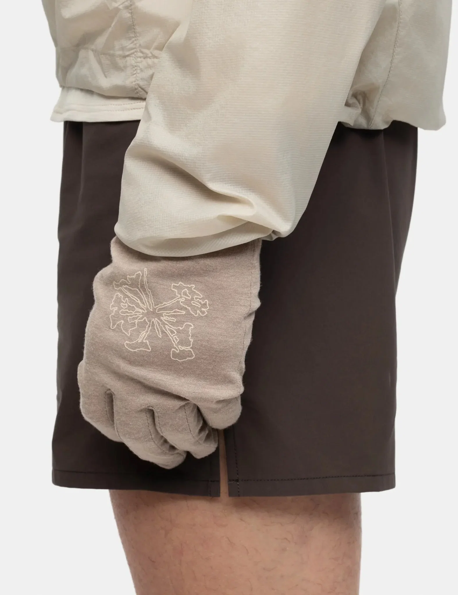 Image of Portal Merino Gloves Taupe