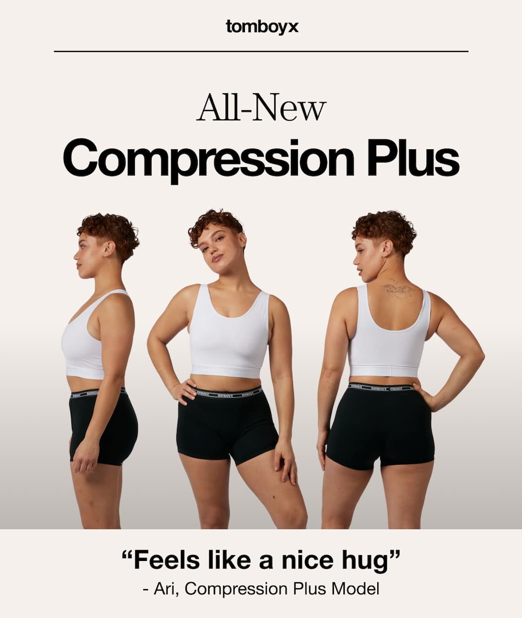 Co Plus Compression TomboyX: All New: Compression Plus | Milled