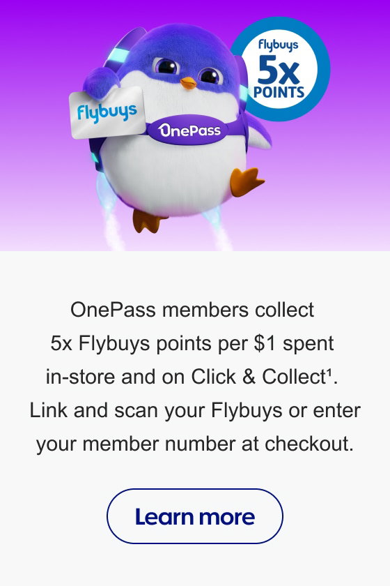Collect points when you shop in-store or online