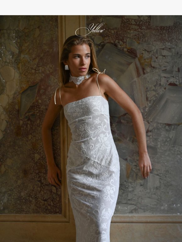 Yellow The Label: MONET PAINTING DRESS | Milled Yellow The Label: MONET PAINTING DRESS | Milled