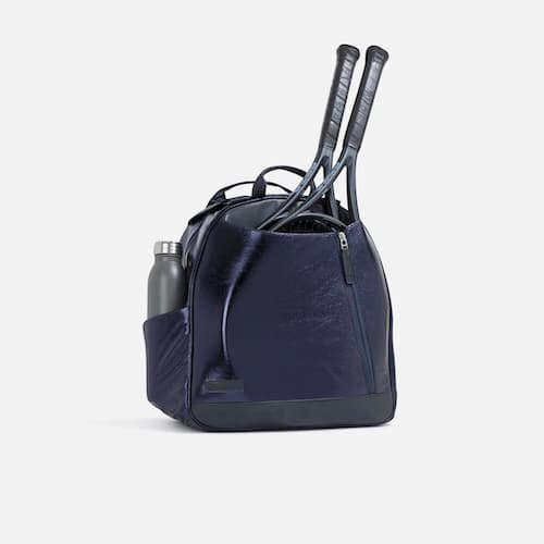 MELBOURNE TENNIS BACKPACK/TOTE in Navy Sparkle Luxe