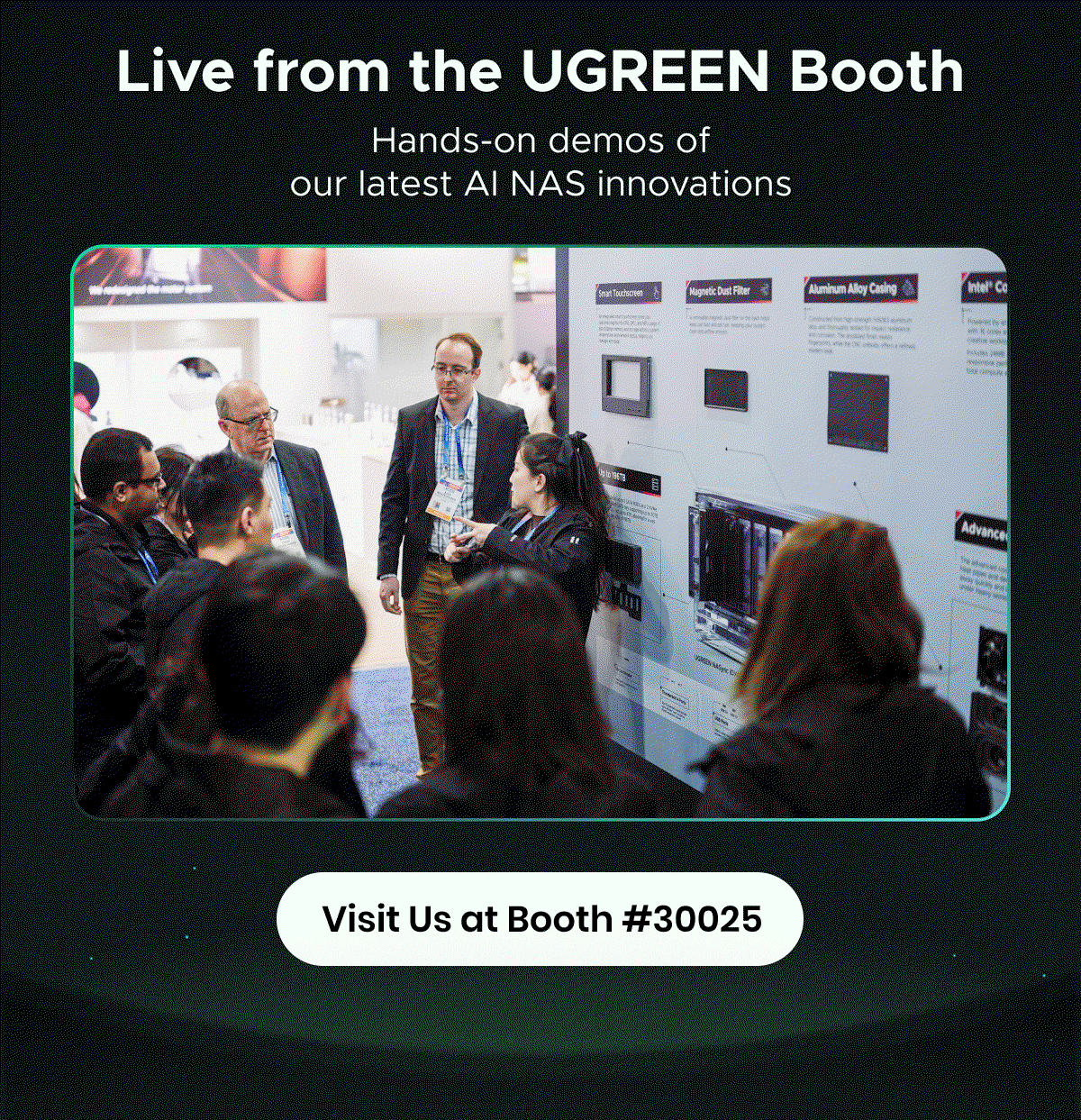 Live from the UGREEN Booth