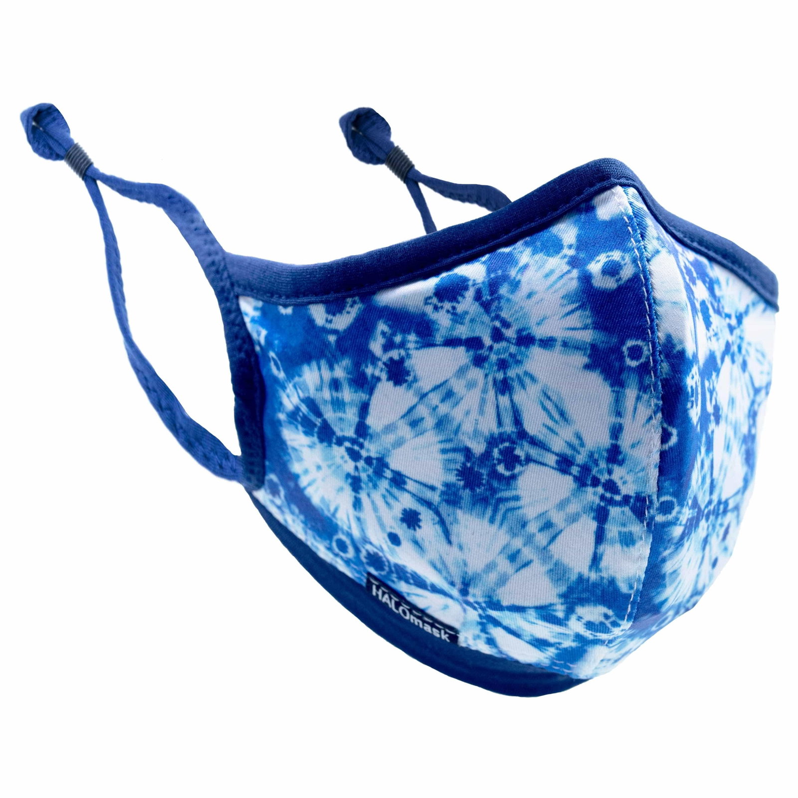 Image of Indigo Tie Dye Mask With HALO Nanofilter™ Technology