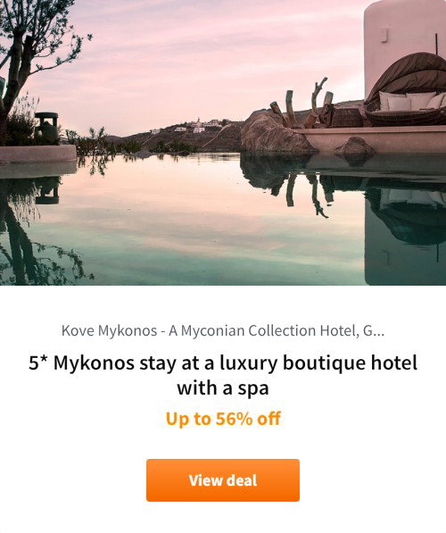 5* Mykonos stay at a luxury boutique hotel with a spa