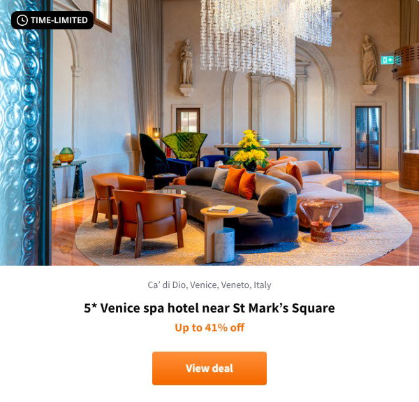 5* Venice spa hotel near St Mark%27s Square