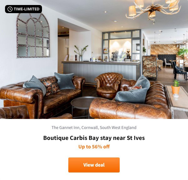 Boutique Carbis Bay stay near St Ives