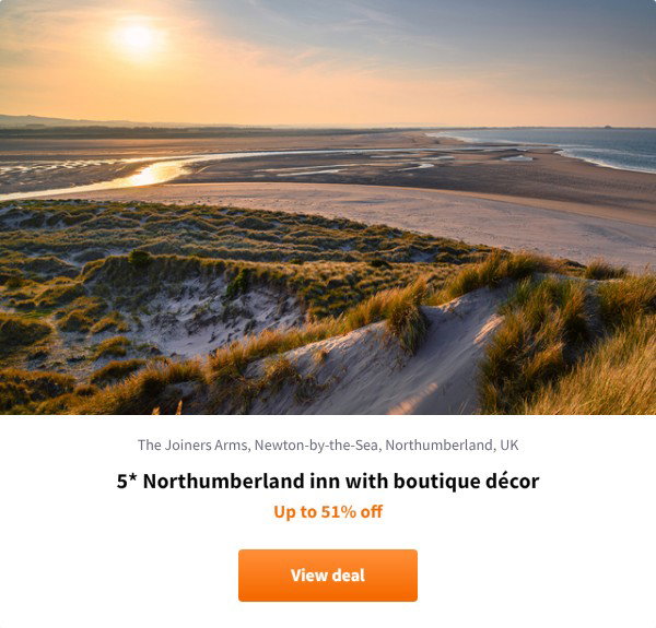 5* Northumberland inn with boutique décor