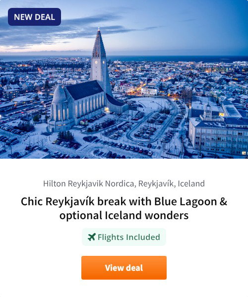 Chic Reykjavík break with Blue Lagoon &amp; optional Iceland wonders