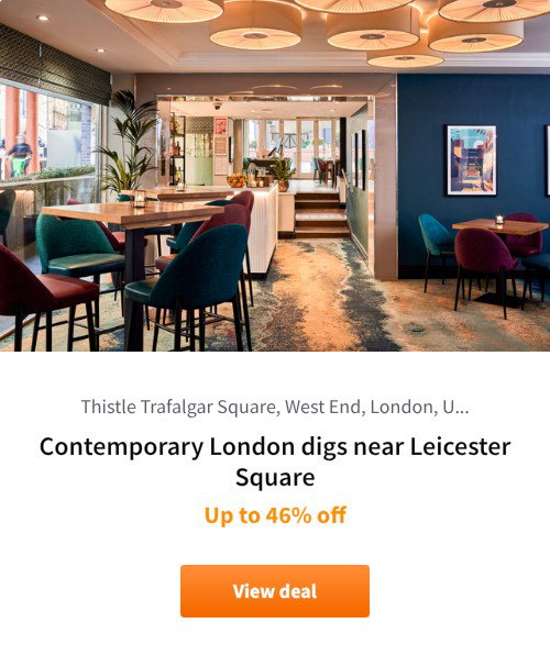 Contemporary London digs near Leicester Square