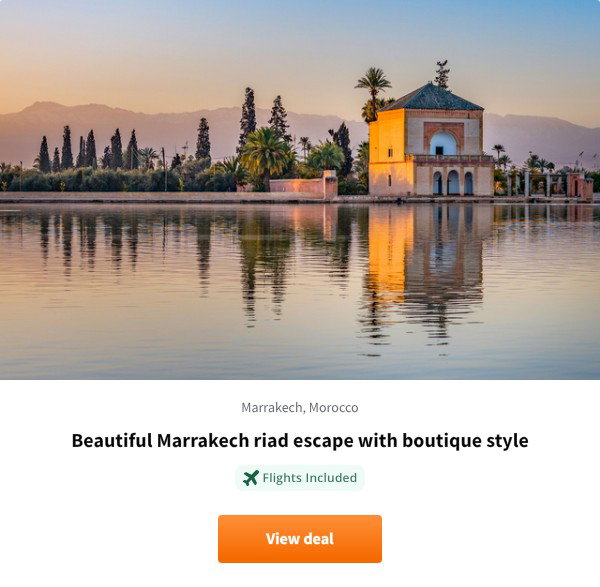Beautiful Marrakech riad escape with boutique style