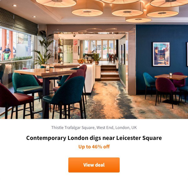 Contemporary London digs near Leicester Square