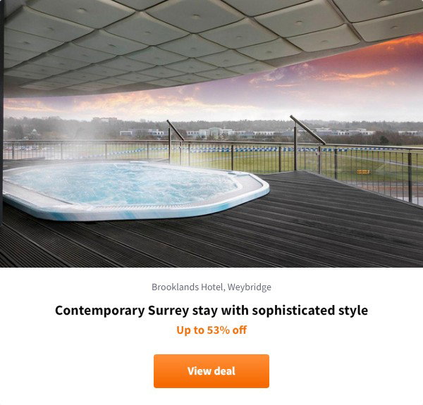 Contemporary Surrey stay with sophisticated style