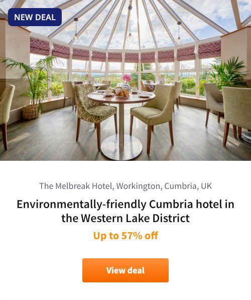 Environmentally-friendly Cumbria hotel in the Western Lake District