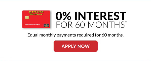 0% Interest For 60 Months* | Apply Now